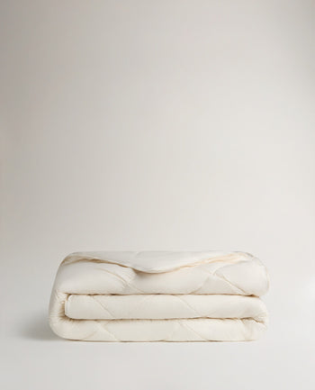 Folded Rise & Fall's Luxury British Wool Duvet.
