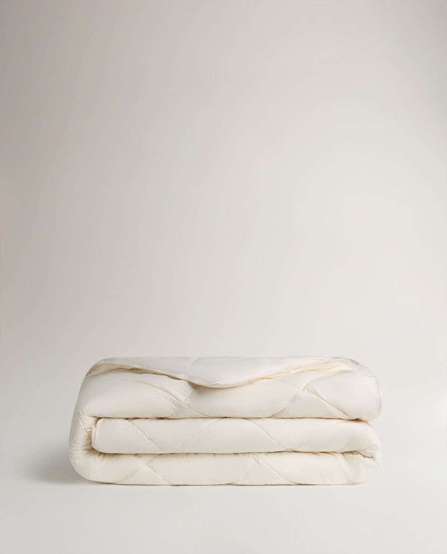 Folded Rise & Fall's Luxury British Wool Duvet.