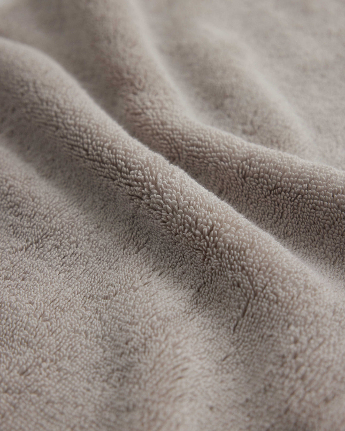 Close up of Rise & Fall's pebble Turkish Aegean cotton towel
