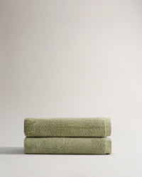 Rise & Fall's sage ultra-absorbant Turkish cotton bath towel