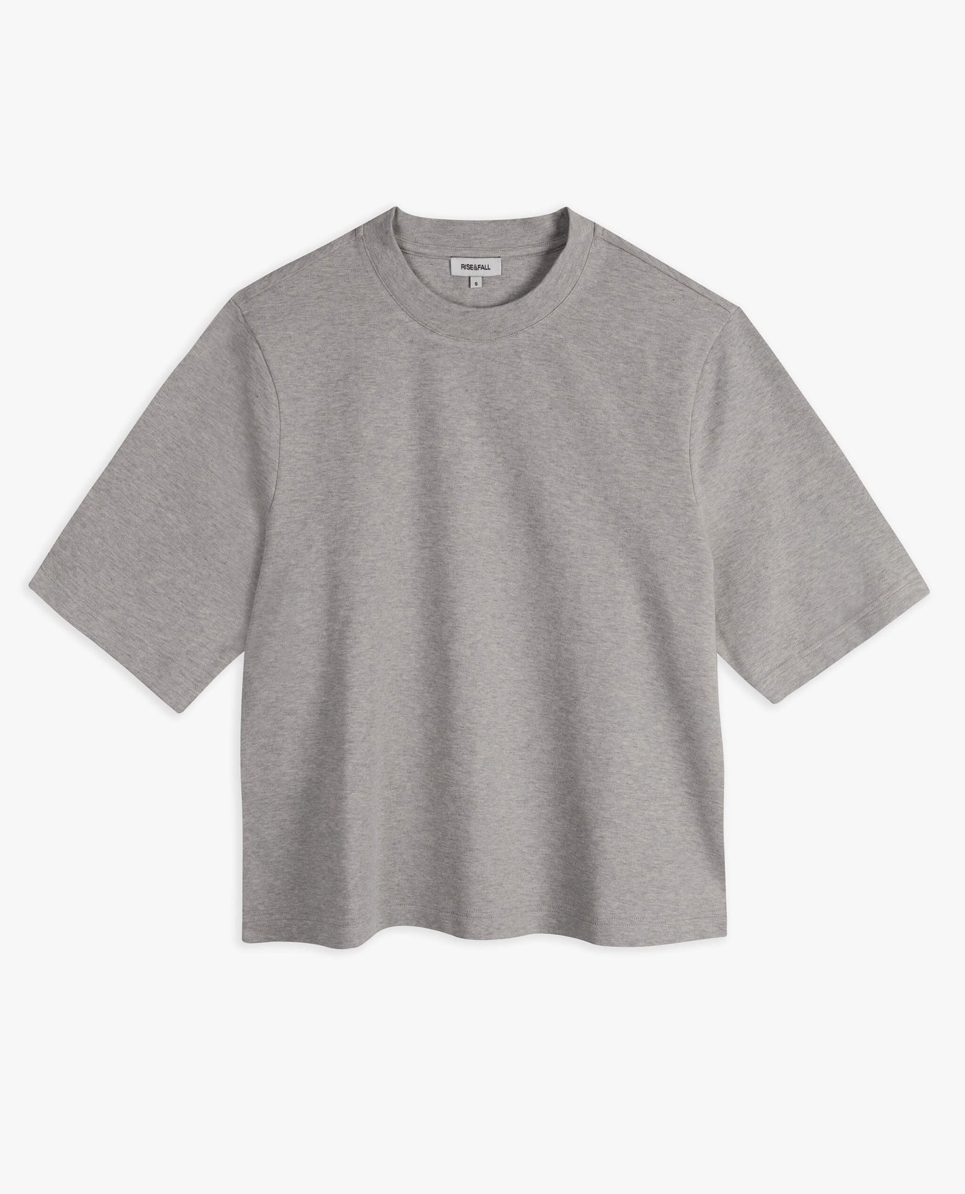 Women's Boxy Cotton T-shirt - Grey