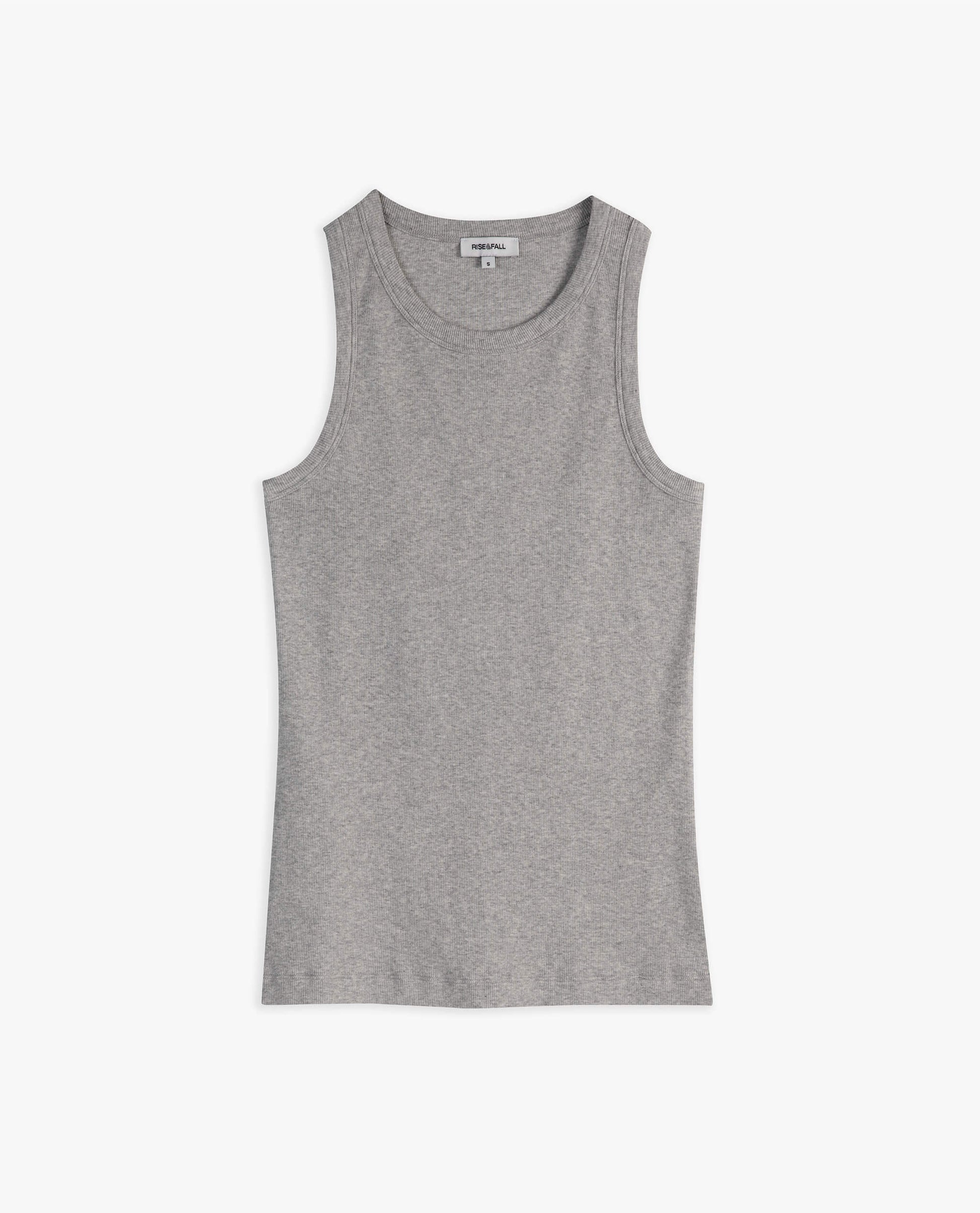 Women's Cotton Racer Vest - Grey