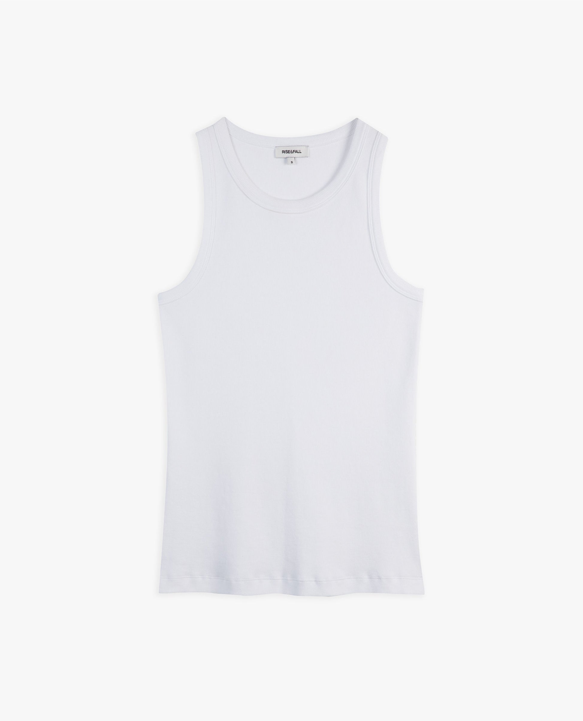Women's Cotton Racer Vest - White