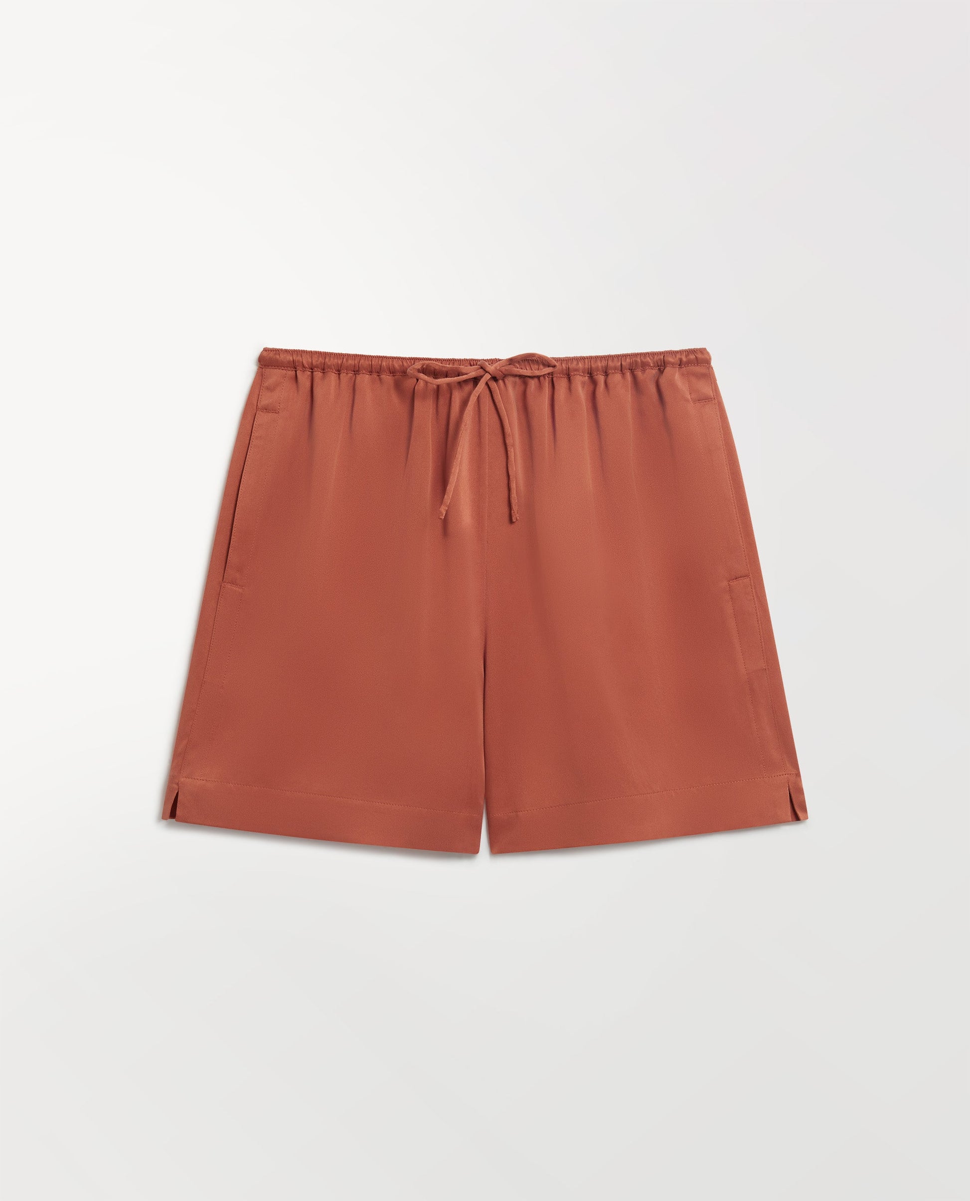 Women's Easy-Silk Relaxed Shorts - Rust