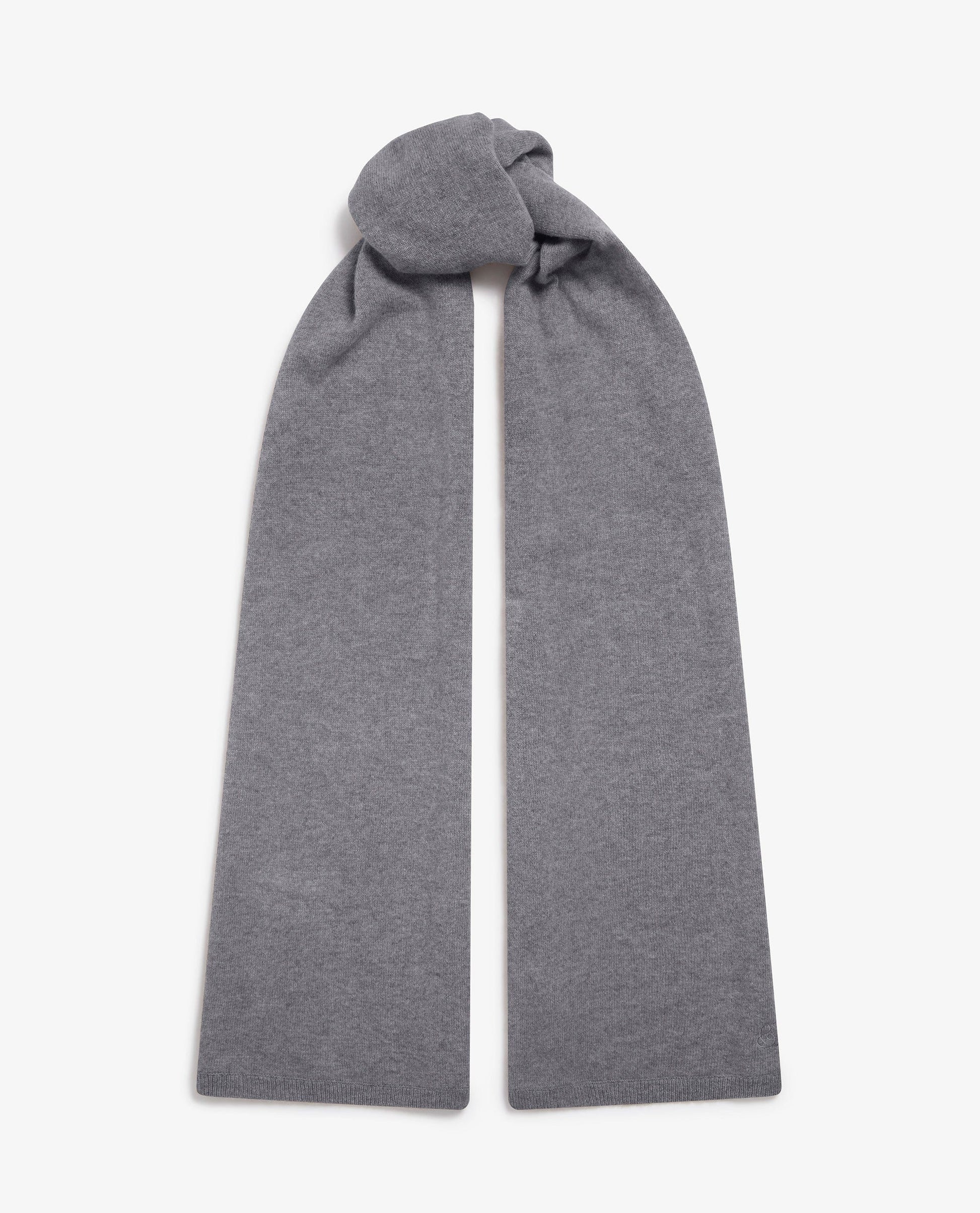 Women's Finest Cashmere Scarf - Medium Grey