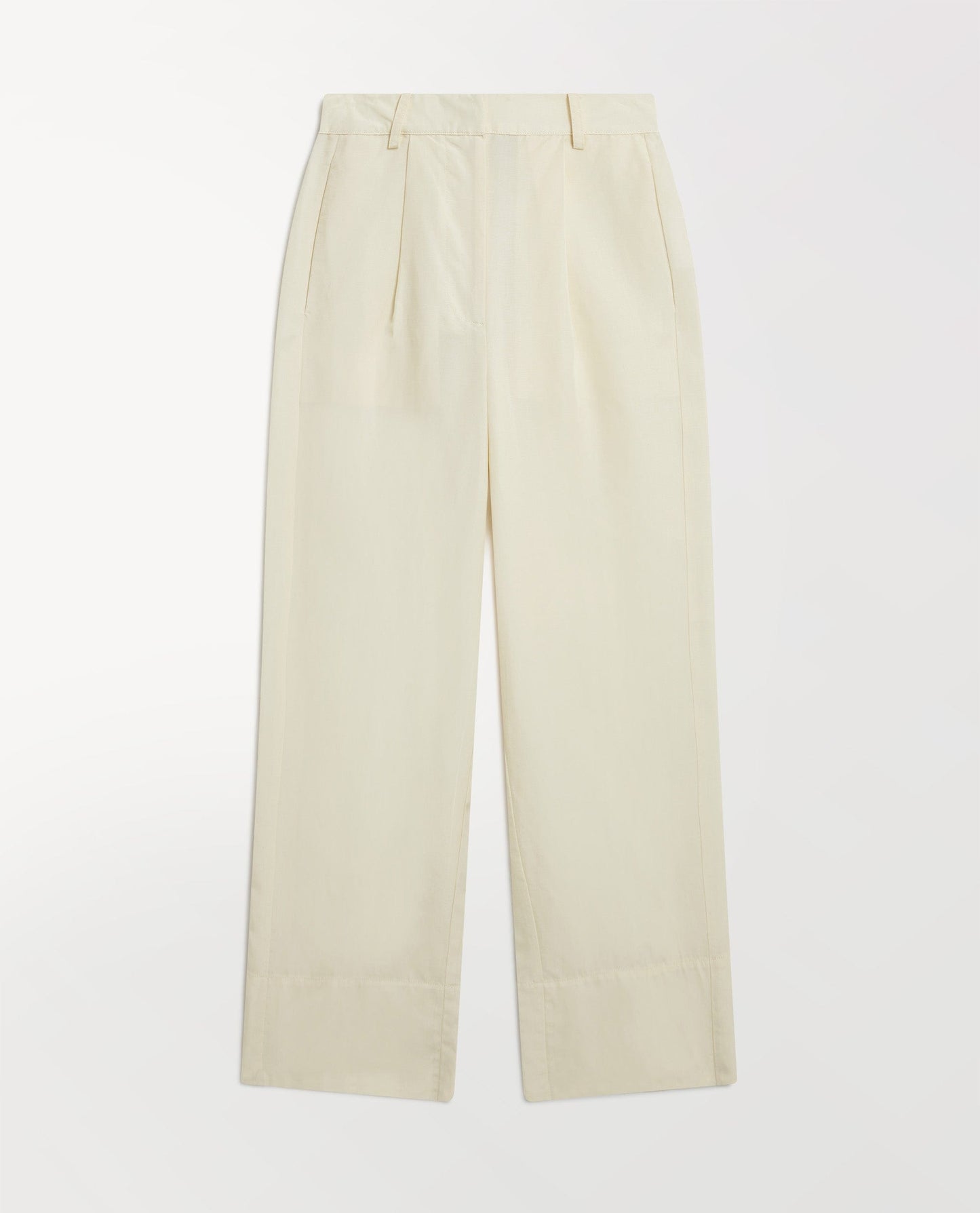 Women's Future-Linen Wide-Leg Trouser - Buttermilk