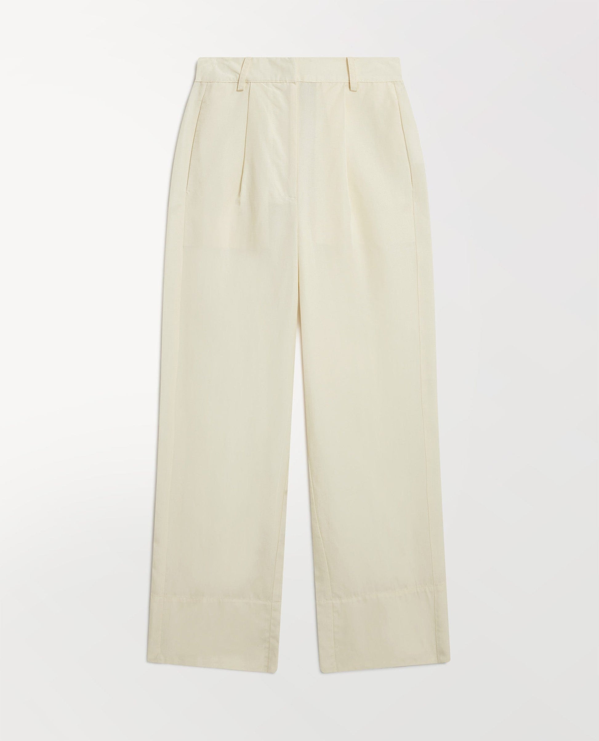 Women's Future-Linen Wide-Leg Trouser - Buttermilk