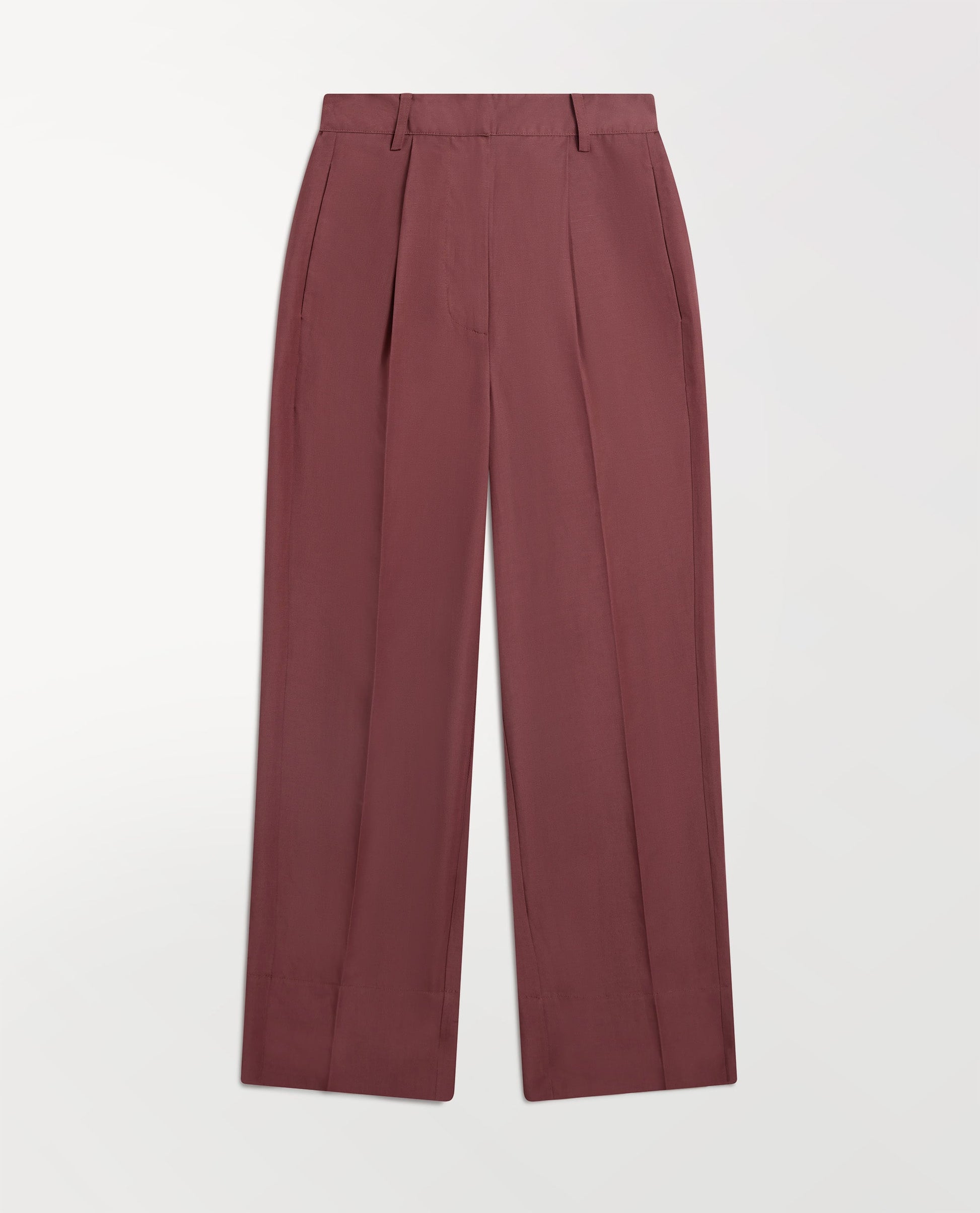 Women's Future-Linen Wide-Leg Trouser - Smoky Lilac