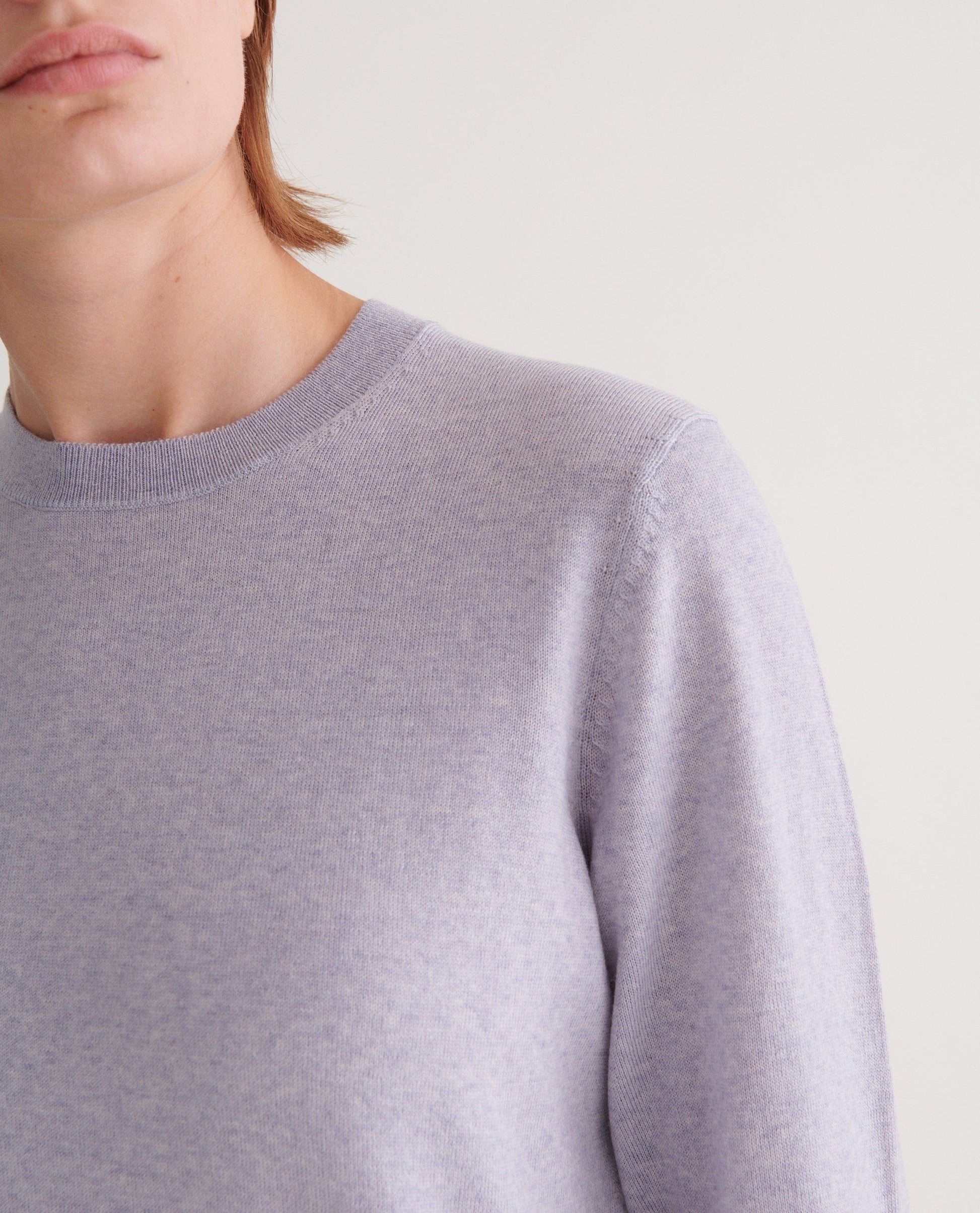 Women's Merino Classic Crew Neck Jumper - Grey