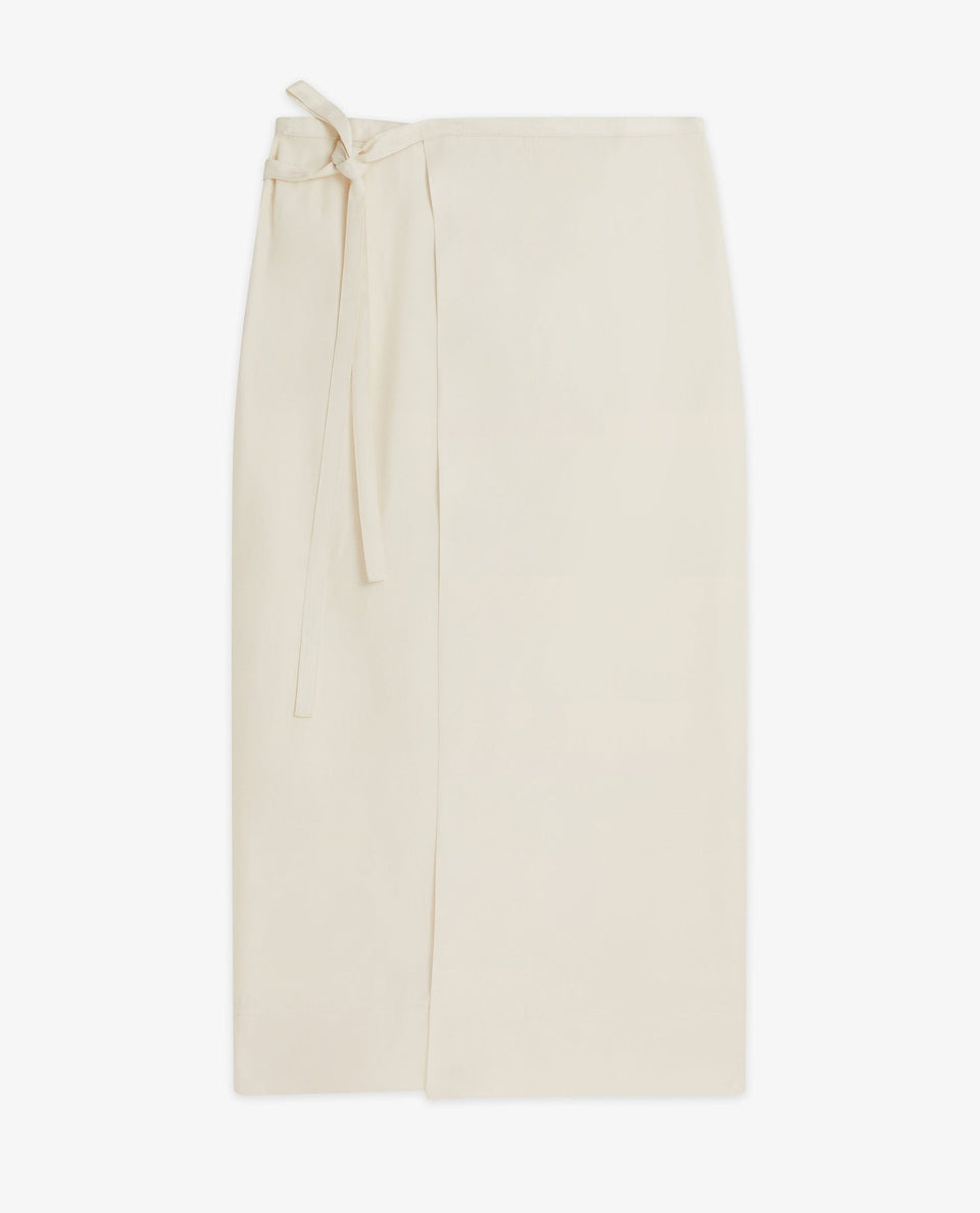 Women's NAIA™ Midi Wrap Skirt - Alabaster