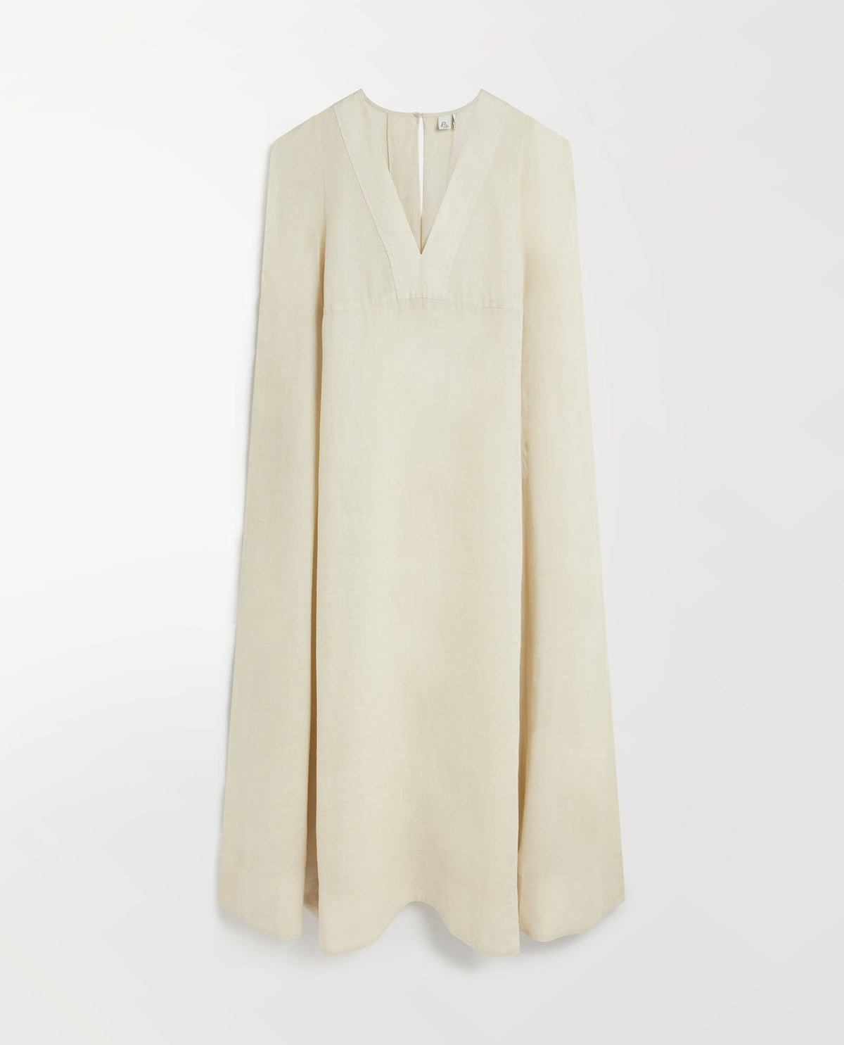 Women's Ramie Gauze Aegean Dress - Shell