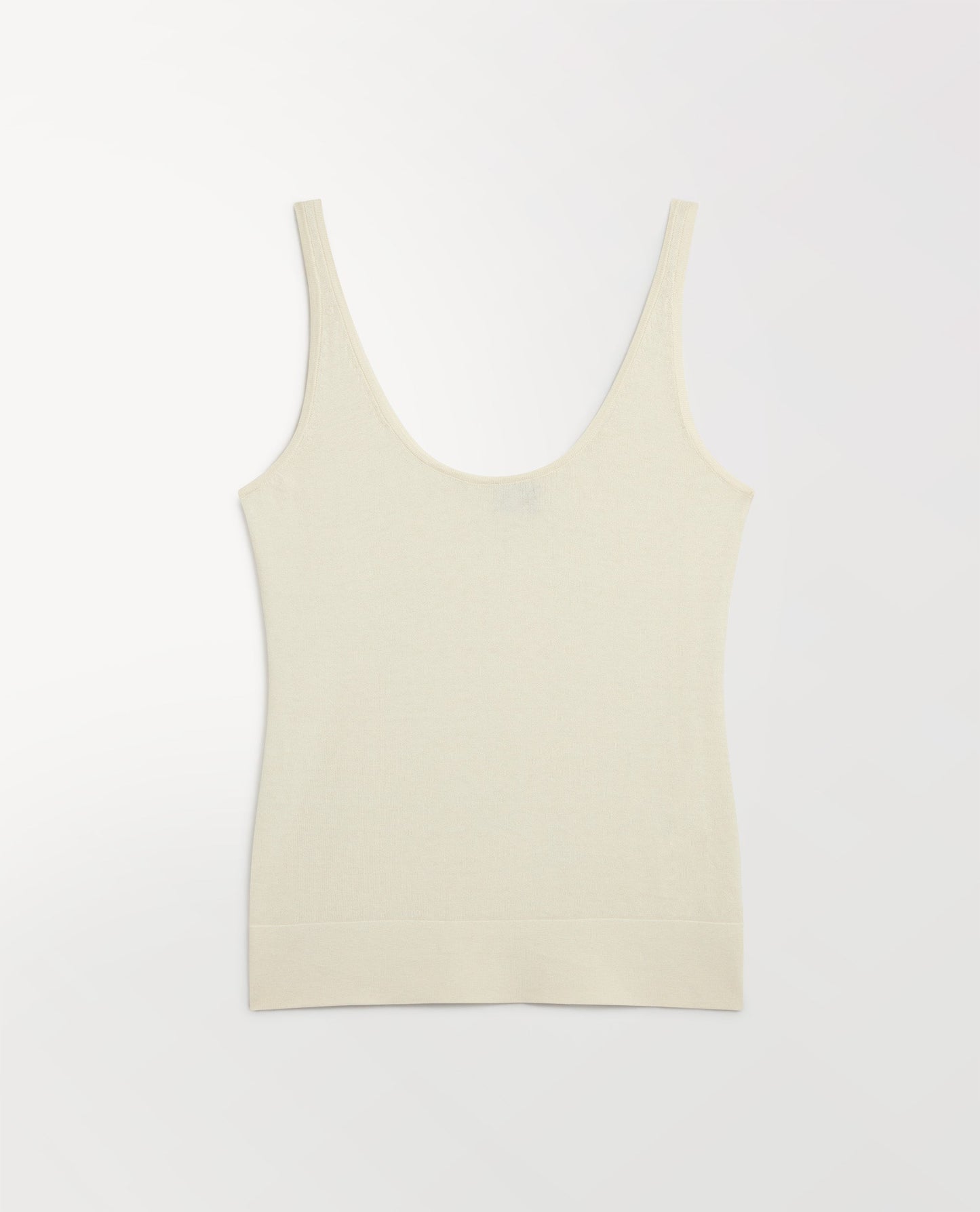 Women's Silk-Cotton Vest - Buttermilk