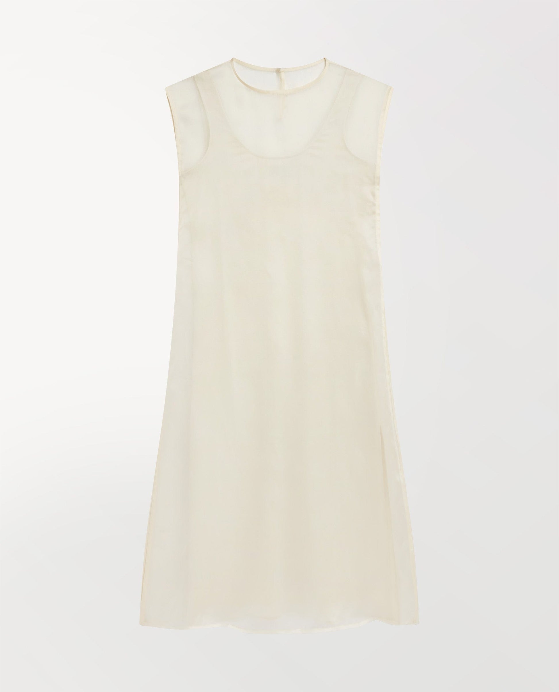 Women's Silk Organza Layered Dress - Shell